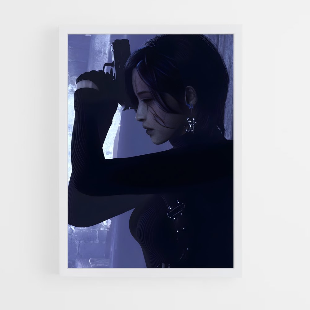 Poster Ada la Mystérieuse – affiche Resident Evil (vue 3)